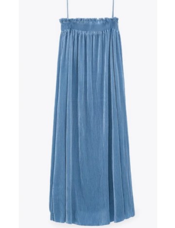 Rochie midi Zara, albastru