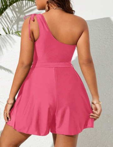 Costum de baie întreg Shein Curve+, roz