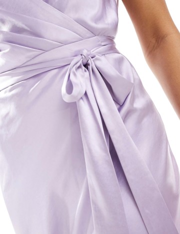 Rochie midi ASOS, mov