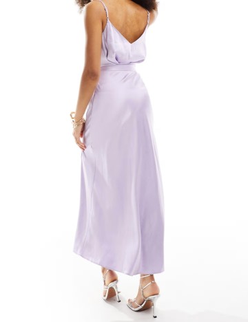 Rochie midi ASOS, mov