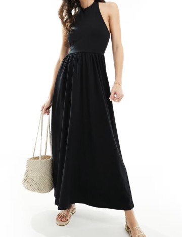 Rochie maxi ASOS, negru