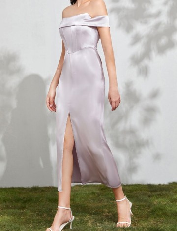 Rochie maxi Shein, gri