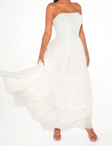 Rochie maxi Shein, alb
