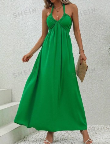 Rochie maxi Shein, verde