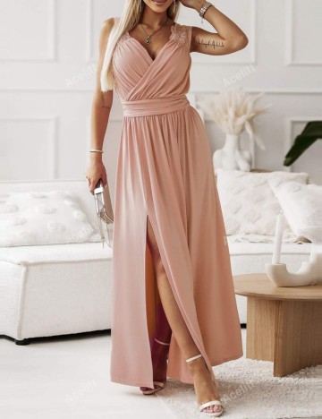 Rochie maxi Shein, roz