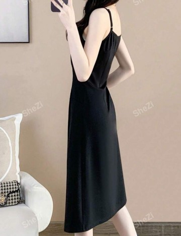 Rochie midi SHEZI by Shein, negru