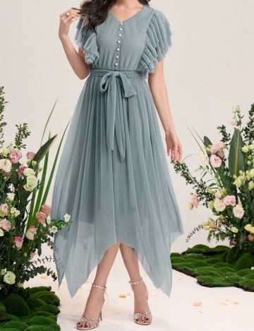 Rochie midi Shein, albastru