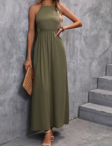 Rochie maxi Shein, verde