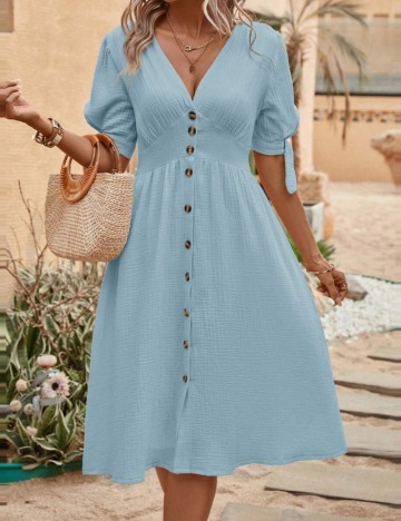 Rochie midi Shein, albastru
