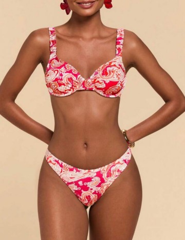 Set costum de baie și fustă Shein, mix culori