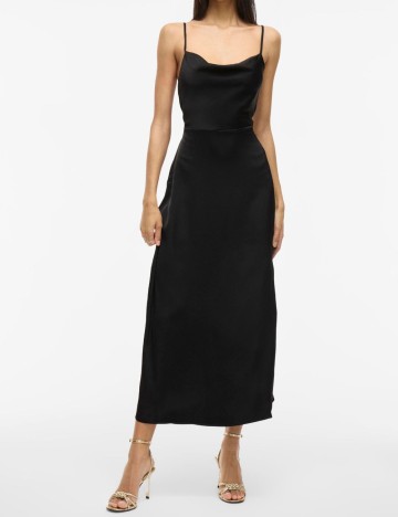 Rochie midi Vila, negru