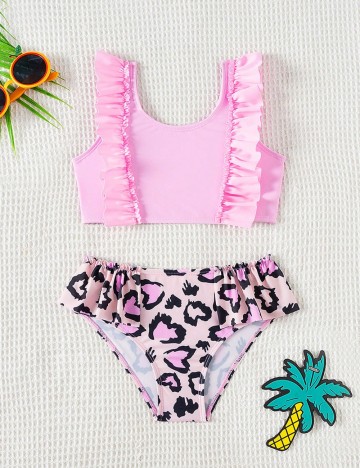 Costum de baie Shein, mix culori
