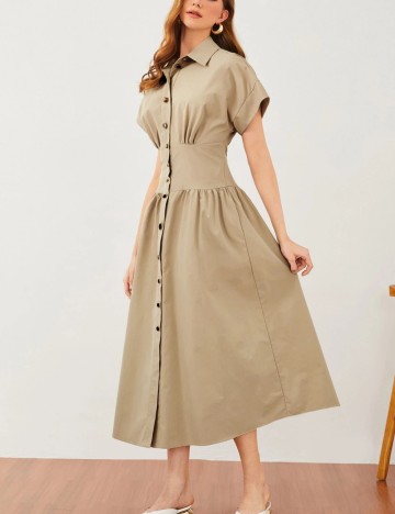 Rochie maxi Shein, bej