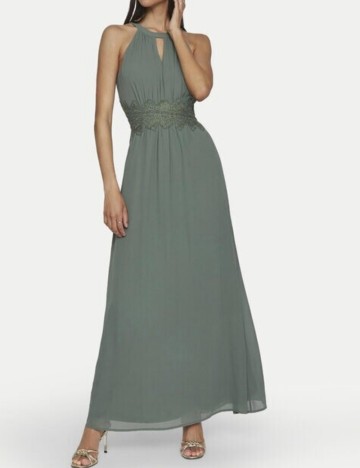 Rochie maxi Vila, verde