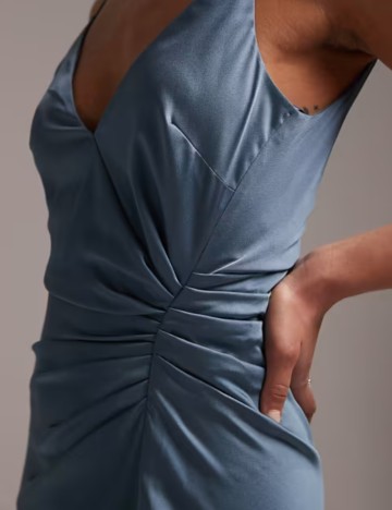 Rochie maxi ASOS, albastru