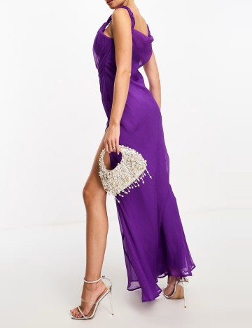 Rochie maxi ASOS, mov