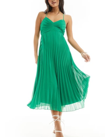 Rochie maxi ASOS, verde