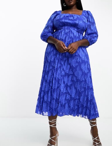 Rochie maxi ASOS, albastru
