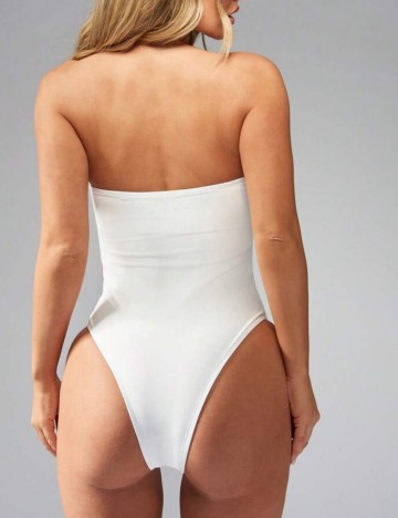 Costum de baie întreg Missguided by Shein, alb