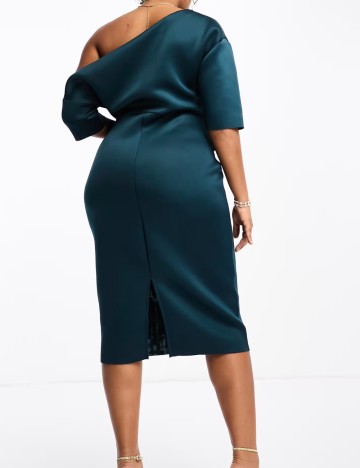 Rochie midi ASOS, verde