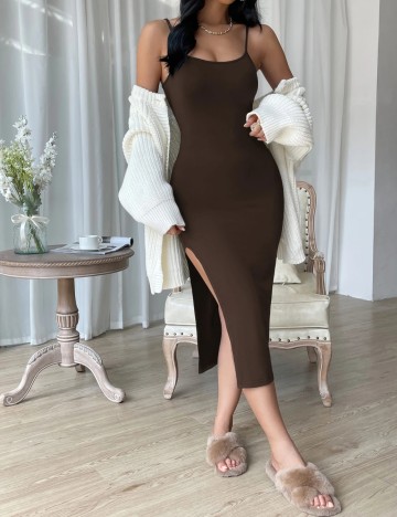 Rochie maxi Shein, maro