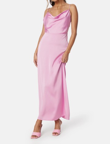 Rochie maxi Vila, roz