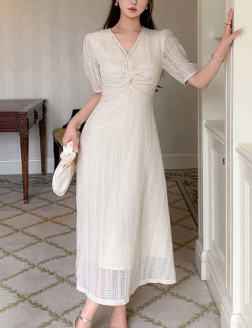 Rochie midi Shein, bej