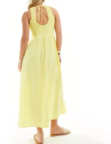 Rochie midi ASOS, galben