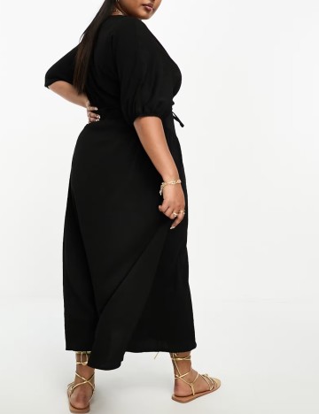 Rochie midi ASOS, negru