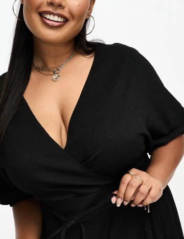 Rochie midi ASOS, negru