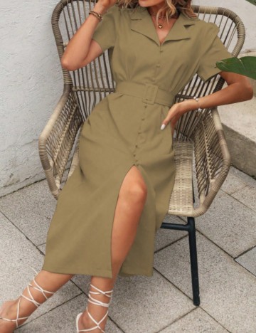Rochie midi Shein, bej