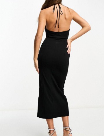 Rochie midi ASOS, negru