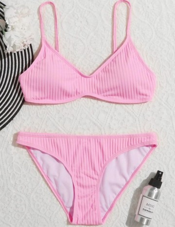 Costum de baie Shein, roz