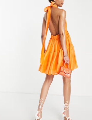Rochie mini ASOS, portocaliu