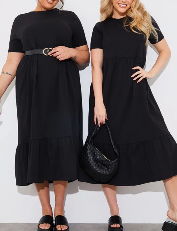 Rochie maxi IN THE STYLE, negru