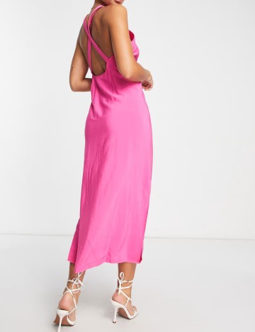 Rochie midi Shein, roz