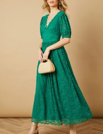 Rochie maxi Oasis, verde