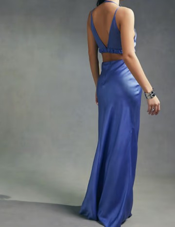 Rochie maxi ASOS, albastru