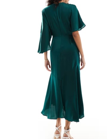 Rochie midi ASOS, verde
