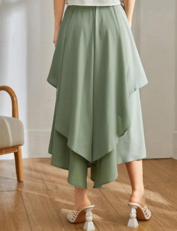 Pantaloni 3/4 Shein, verde