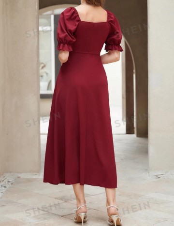 Rochie midi Shein, vișiniu
