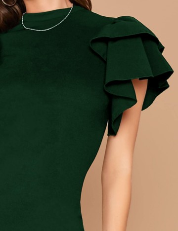 Rochie midi Shein, verde