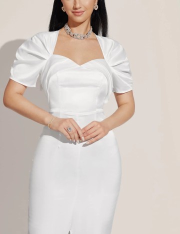 Rochie maxi Shein, alb