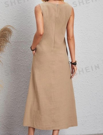 Rochie maxi Emery Rose by Shein, kaki