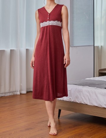 Rochie De Noapte Shein, vișiniu
