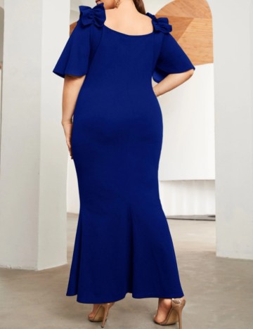 Rochie maxi Shein Curve+, albastru