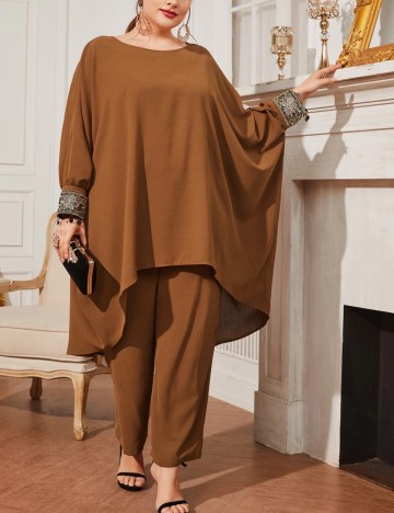 Compleu Shein Curve+, maro