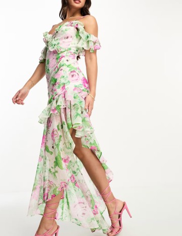 Rochie maxi ASOS, mix culori