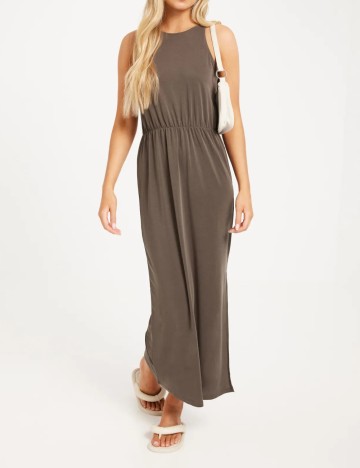 Rochie maxi Vila, maro