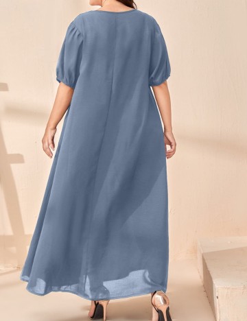 Rochie maxi Shein Curve+, albastru